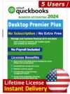 QuickBooks Desktop Premier Plus 2024 – 5 Users License Key