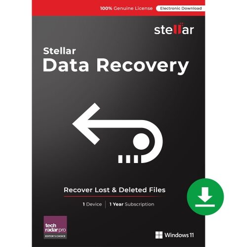 Stellar Data Recovery Standard (PC) (1 Device, 1 Year) - Stellar Key - GLOBAL