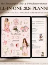 2026 All-in-One Digital Planner Glow-Up • Goals • Habits • Budget • Wellness